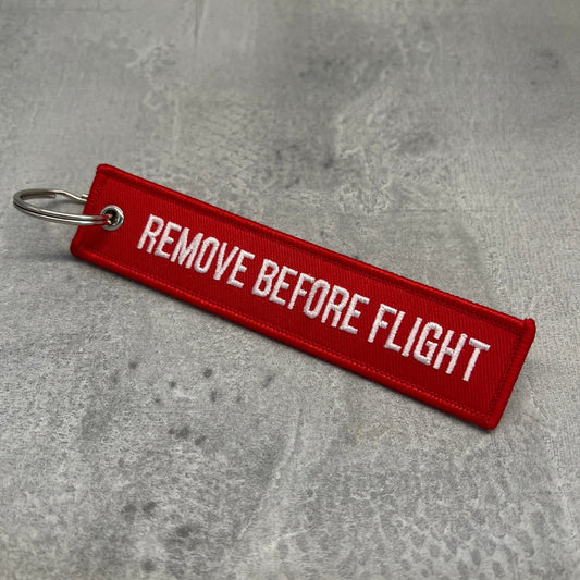 Remove Before Flight Key Tag