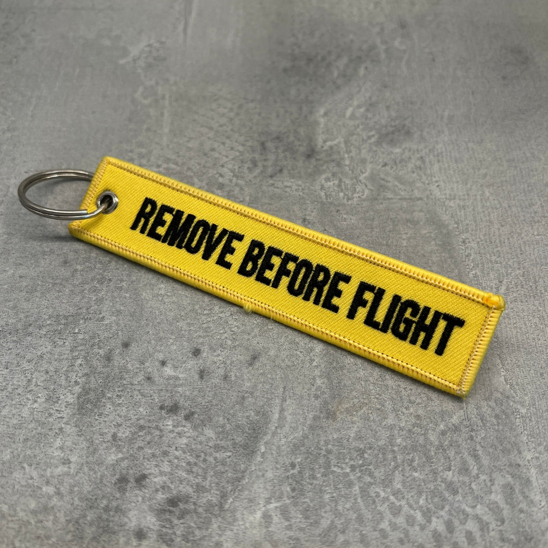 Remove Before Flight Key Tag